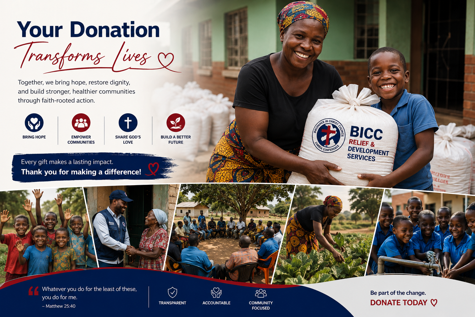 Support BICC-RDS programmes in Zambia